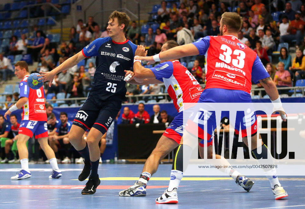 BAU 20 09 2019 Bietigheim Handball SG BBM Bietigheim vs. ThSV Eisenach, left Maximilian Trost BBM