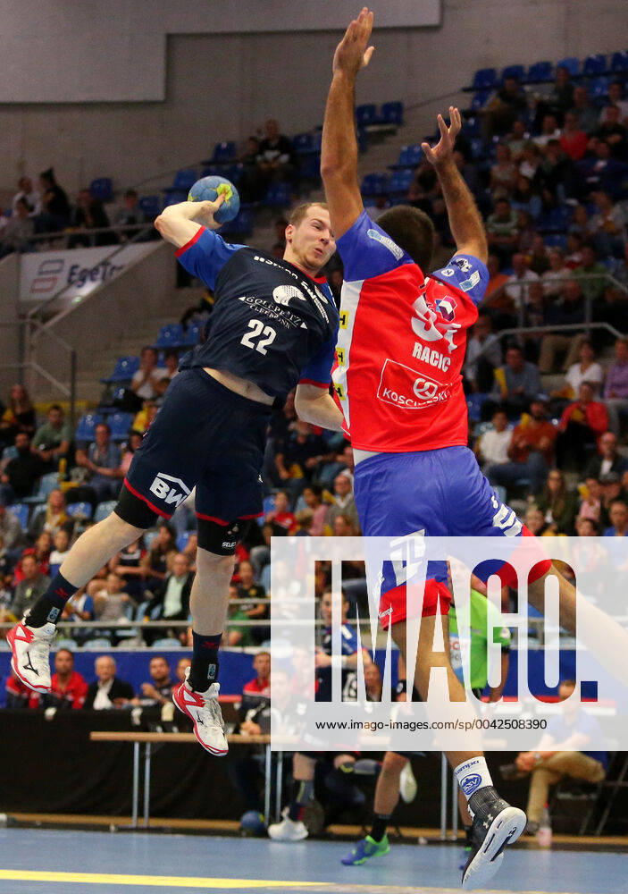 BAU 20 09 2019 Bietigheim Handball SG BBM Bietigheim vs ThSV Eisenach, Jonas Link BBM, left