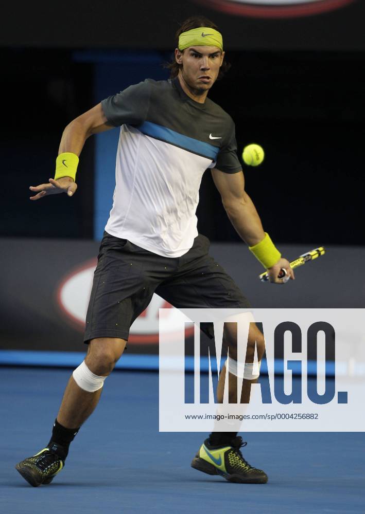 Rafael Nadal (Spanien) Tennis Herren Australian Open 2009, ATP, Tour, Grand Slam, Finale Einzelbild Melbourne