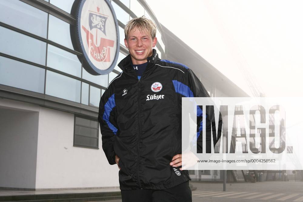 Neuzugang Kevin Schöneberg (Rostock) Fußball 1. BL Herren Saison 2008 2009, FC Hansa Rostock, Fotoshooting, Einzelbild Rostock