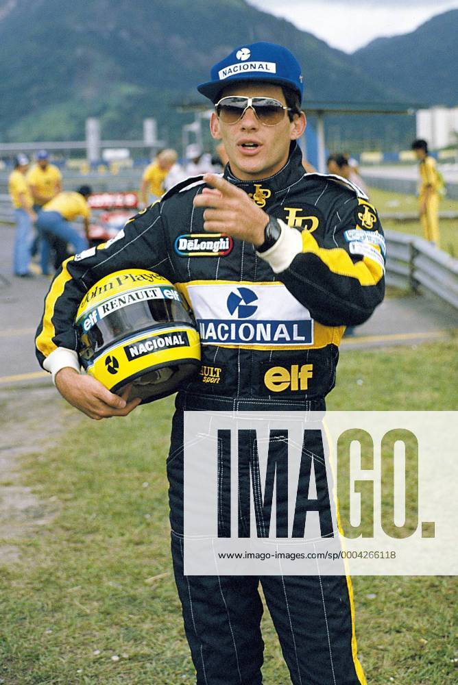 Ayrton Senna (Brasilien Lotus Renault) Motorsport Grand Prix Herren Großer Preis von xxx 1986, Formel 1 Weltmeisterschaft, F1, F, GP, WM Einzelbild Aufnahmedatum geschätzt