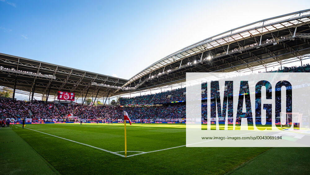 Stadium Red Bull Arena during the season 2019 2020 in the 1 Soccer Bundesliga Men between RB Leipzig and FC Schalke 04 in the Red Bull Arena on 28 September 2019 in Leipzig, Saxony Saxony , Germany Germany DFL REGULATIONS PROHIBIT ANY USE OF PHOTOGRAPHS AS IMAGE SEQUENCES AND OR QUASI VIDEO