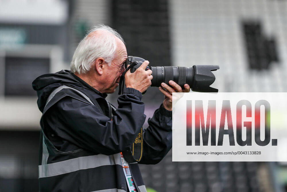 Luton Town Photographer, Gareth Owen, during the Sky Bet Championship match between Derby County and Luton Town at the Ipro Stadium, Derby, England on 5 October 2019.