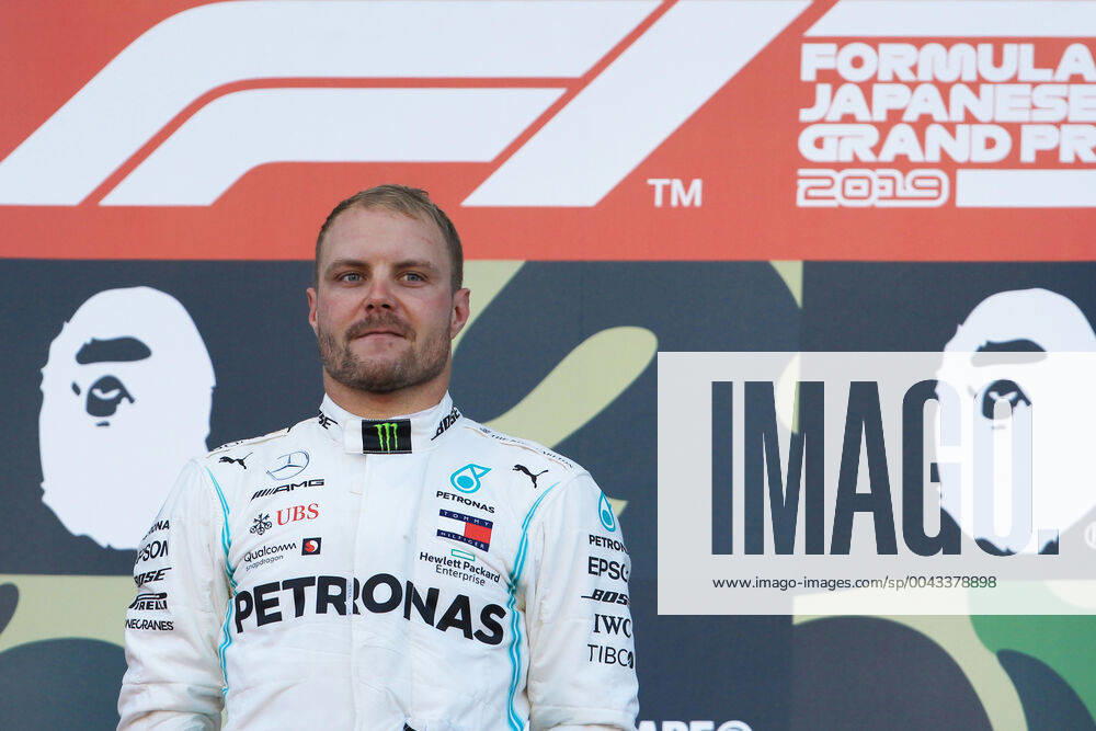 13th October 2019; Suzuka Circuit, Suzuka City, Japan; Formula One Japanese Grand Prix, Race Day; Mercedes AMG Petronas Motorsport, Valtteri Bottas wins in japan - Editorial Use ActionPlus12176835 LeannexBoon