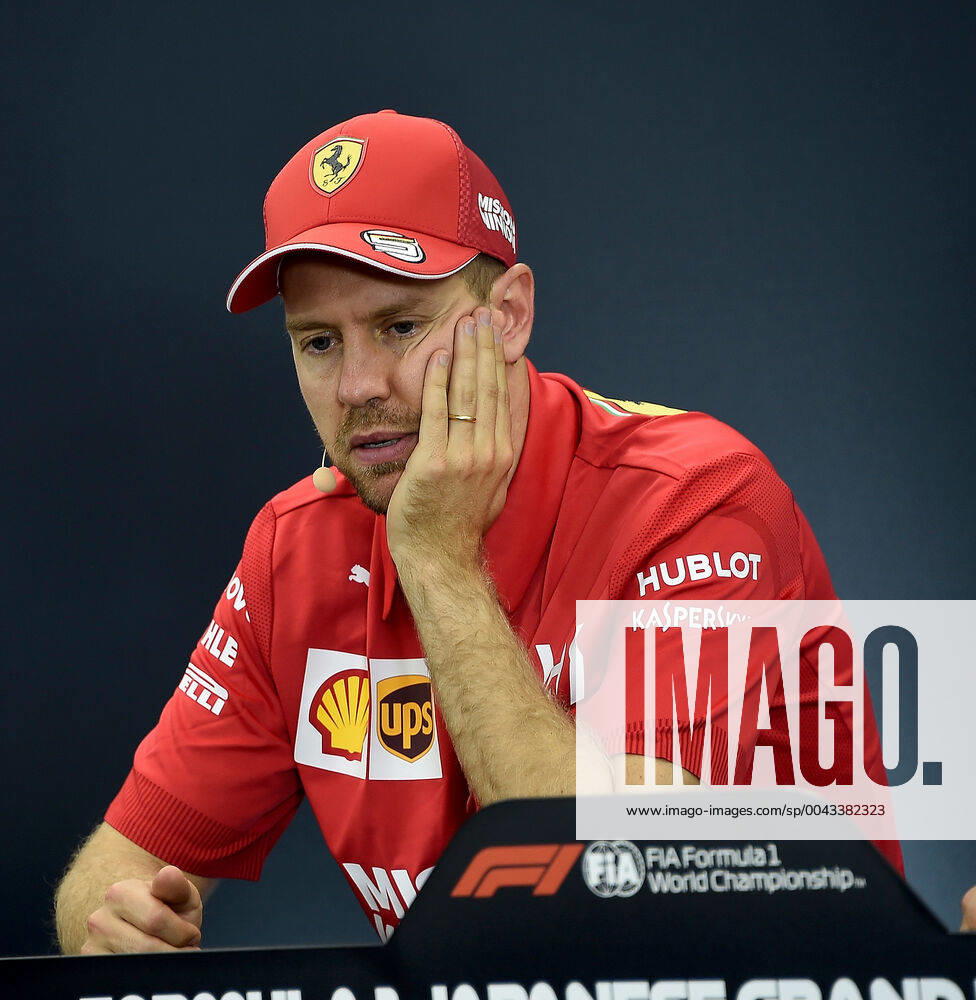Suzuka, Japan, 13 09 2019, Formula 1, Formula 1, Japanese Grand Prix, press conference, 2 place for Sebastian Vettel GER 5 , Scuderia Ferrari Mission Winnow Suzuka Suzuka International Racing Course Japan eu images 09 506 041950 eu-images-506