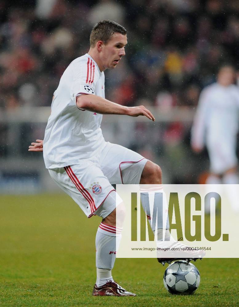 Lukas Podolski (Bayern) Fußball EC 1 Herren Champions League 2008 2009, FC Bayern München, Vdig Einzelbild München