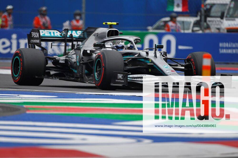 Finish Formula One driver Valtteri Bottas of the Mercedes team takes part in the qualifying session of the Mexican Grand Prix at the Hermanos Rodríguez Racetrack in Mexico City, Mexico, 26 October 2019. The Grand Prix of Mexico will take place on 27 October. Mexican Formula One Grand Prix !ACHTUNG: NUR REDAKTIONELLE NUTZUNG!