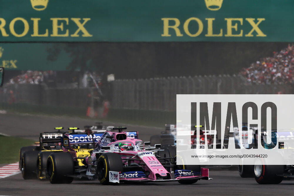 Photo4 LaPresse 27 10 2019 Mexico City, Mexico Grand Prix Formula One Mexico 2019 In the pic: Sergio Perez (MEX) Racing Point F1 Team RP19