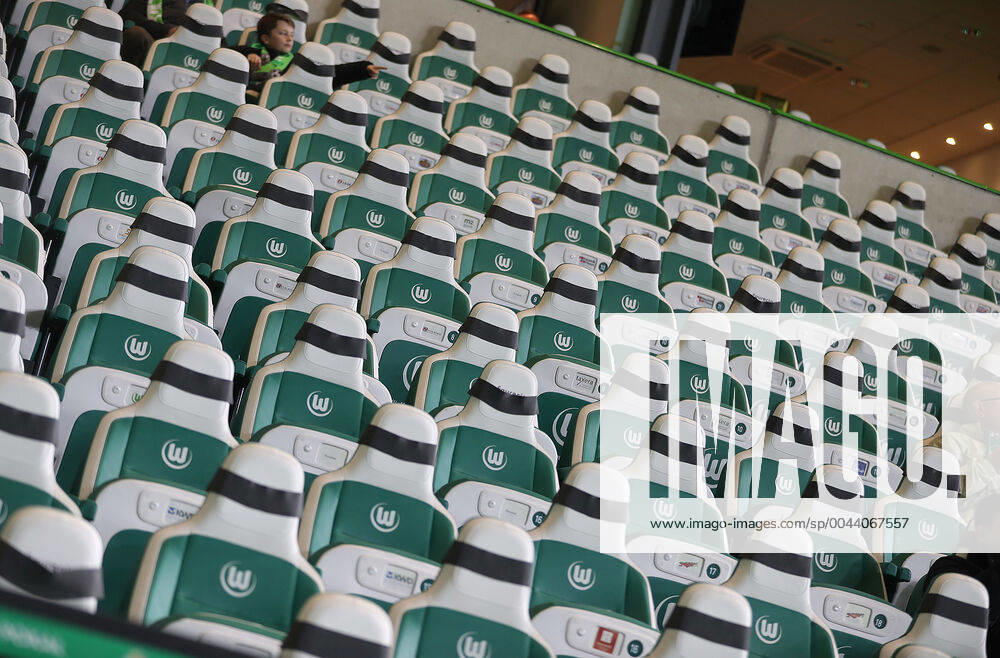 Many empty seats at the Volkswagen Arena DFL REGULATIONS PROHIBIT ANY USE OF PHOTOGRAPHS AS IMAGE SEQUENCES AND OR QUASI VIDEO
