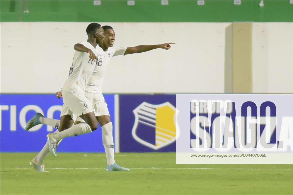 Sub 17 República da Korea e França GOIÂNIA, GO - 30.10.2019: SUB 17 REPÚBLICA DA KOREA E FRANÇA - Isaac Lihadji scores for France during Under 17 Republic of Korea and France. Match valid for the FIFA U17, U 17 World Cup group stage. Serrinha Stadium in Goiânia, GO. (Photo: Reinaldo Reginato Fotoarena) x1822648x ReinaldoxReginato