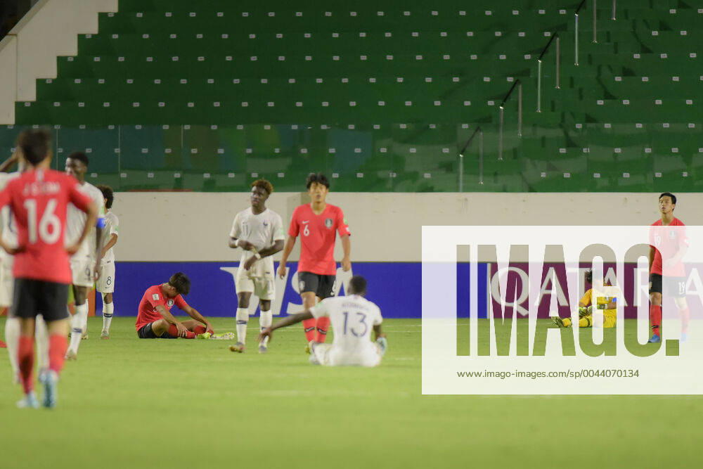 Sub 17 República da Korea e França GOIÂNIA, GO - 30.10.2019: SUB 17 REPÚBLICA DA KOREA E FRANÇA - Republic of Korea Final (1) and (3) France during FIFA U17, U 17 World Cup group stage. Serrinha Stadium in Goiânia, GO. (Photo: Reinaldo Reginato Fotoarena) x1822650x ReinaldoxReginato