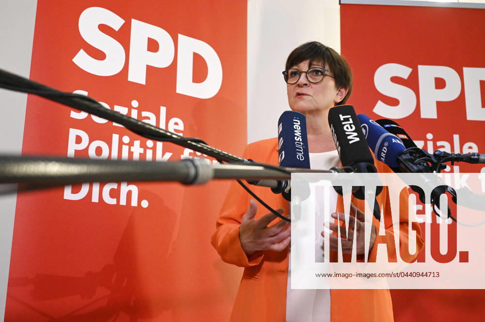 Saskia Esken at a meeting of the SPD party executive committee at the Hamburg State Representation to the Federal Government Berlin, 15 03 2024 Foto:xF.xFuturexImagex spd_klausur_4304