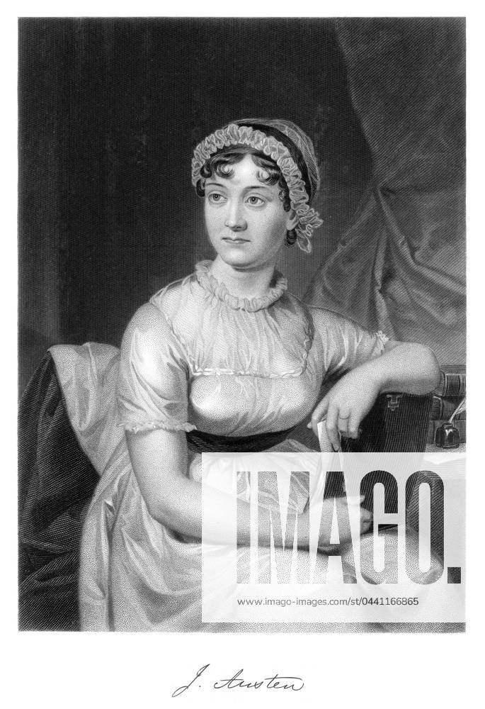 JANE AUSTEN (1775-1817). English novelist. Steel engraving, 19th century.