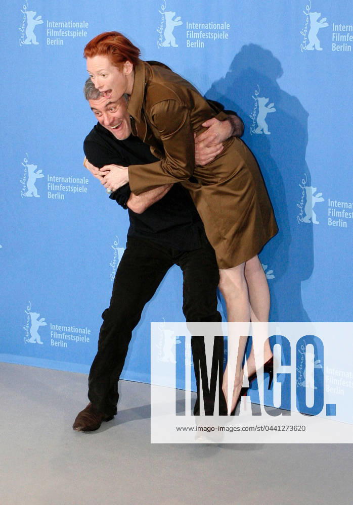Julia Photocall - 58th International Film Festival Berlin 09 February 2008 - Berlin, Germany - Erick Zonca and Tilda Swinton. Julia Photocall 58th International Berlin Film Festival at Potsdamer Platz. Photo Credit: Siemoneit AdMedia Berlin GE GERMANY