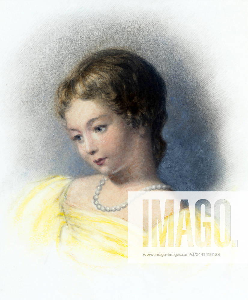 AUGUSTA ADA LOVELACE (1815-1852). Née Byron. Countess of Lovelace. Daughter of the poet Lord Byron and mathematician considered the world s first computer programmer, as a child. Stipple engraving, 19th century.