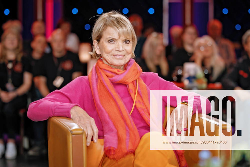 MDR Riverboat actress Uschi Glas on the occasion of the recording of the MDR talk show Riverboat on 22 03 2024 in the Mediacity Leipzig 20240322SFL0055