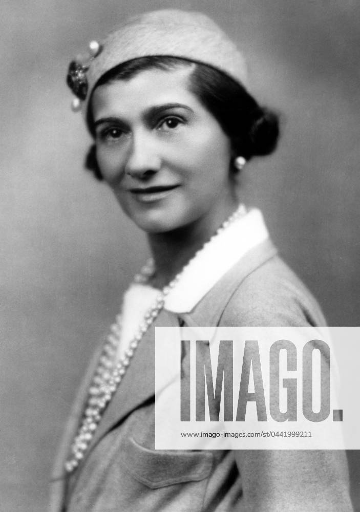 GABRIELLE COCO CHANEL (1883-1971). French fashion designer. Photograph, early 20th century.