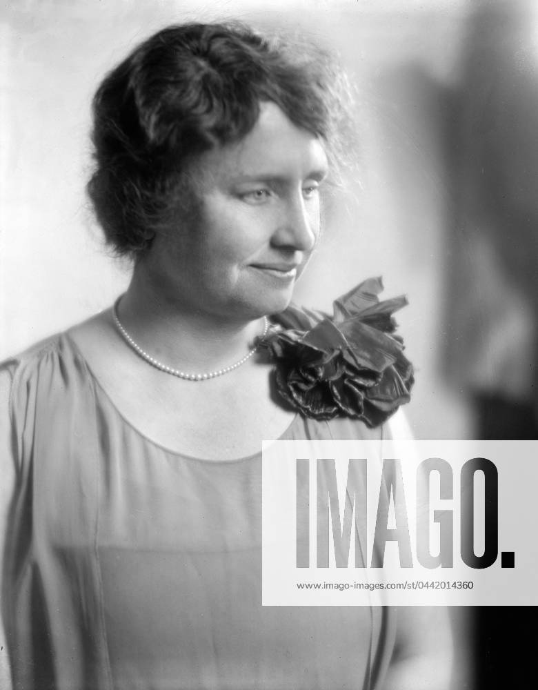HELEN ADAMS KELLER (1880-1968). American writer and lecturer. Photograph, c1920.