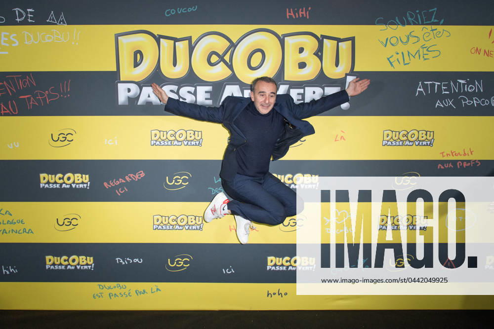 Ducobu Passe Au Vert Premiere Elie Semoun attending the Ducobu Passe Au Vert Premiere at the UGC Normandie in Paris, France, on March 24, 2024. Photo by Aurore Marechal ABACAPRESS.COM Paris France