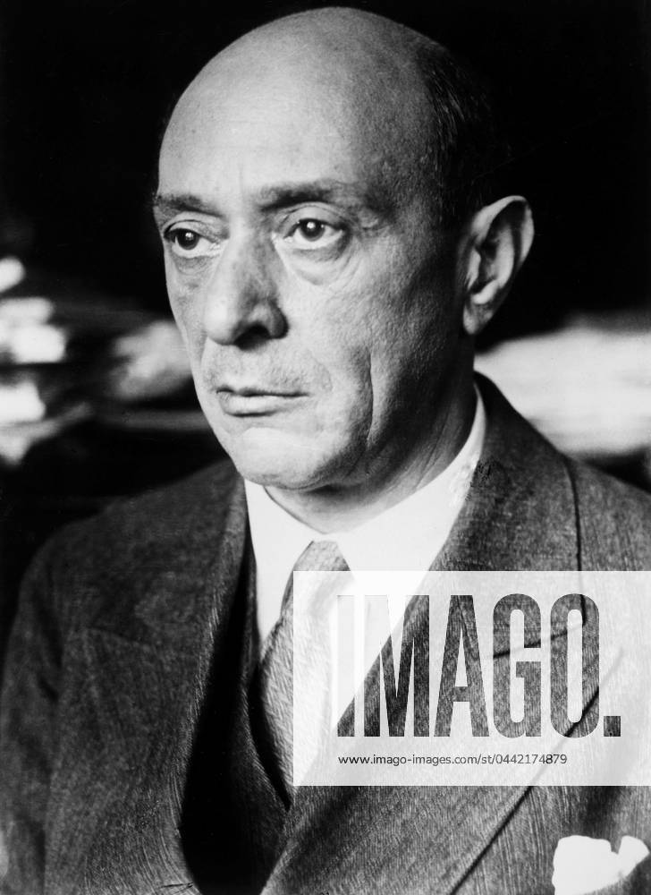 ARNOLD SCHOENBERG (1874-1951). Austrian composer.