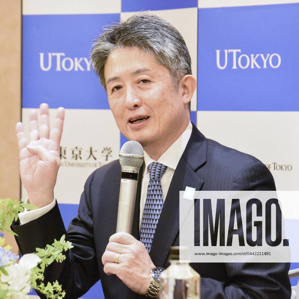 Stockholm water Prize laureate Oki Taikan Oki, professor of the School of Engineering at the University of Tokyo, speaks during a press conference in Tokyo on March 25, 2024, after winning the Stockholm Water Prize, the world s most prestigious water award given out by Stockholm Water Foundation in cooperation with the Royal Swedish Academy of Sciences. A14AA0002635482P