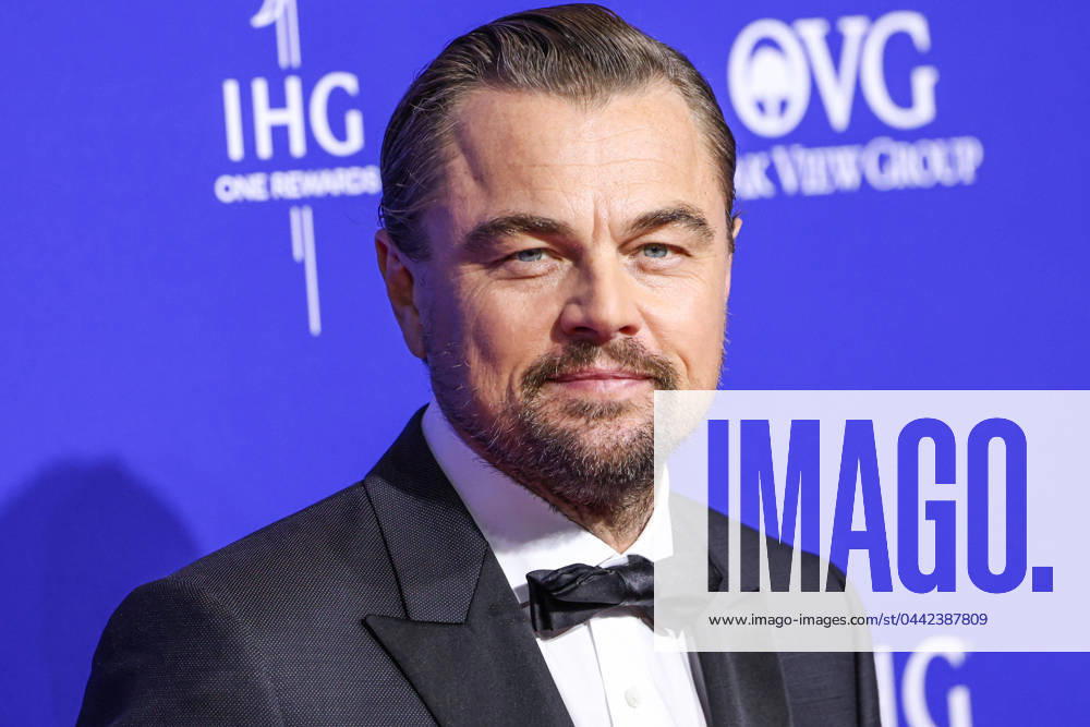 35th Annual Palm Springs International Film Festival Film Awards PALM SPRINGS, RIVERSIDE COUNTY, CALIFORNIA, USA - JANUARY 04: Leonardo DiCaprio arrives at the 35th Annual Palm Springs International Film Festival Film Awards held at the Palm Springs Convention Center on January 4, 2024 in Palm Springs, Riverside County, California, United States., Credit:Xavier Collin Avalon United States, California, Palm Springs, Palm Springs Convention Center