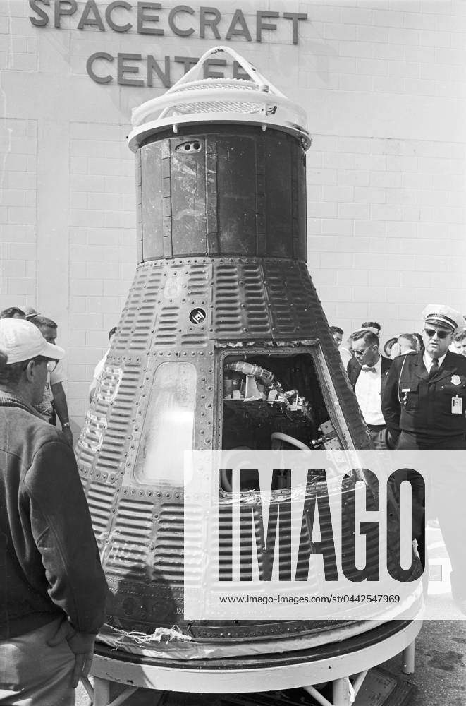 MERCURY-ATLAS 6 CAPSULE, 1962. The Friendship 7 capsule from the Mercury-Atlas 6 spaceflight, in which Astronaut John Glenn became the first American to orbit Earth. Photograph by Thomas O Halloran