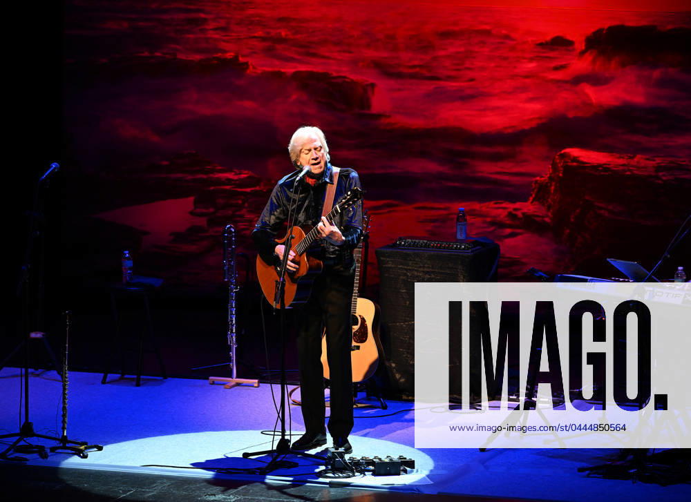 Justin Hayward performs during his Blue World Tour at The Broward Center For The Performing Arts on April 12, 2024 in Fort Lauderdale, Florida.