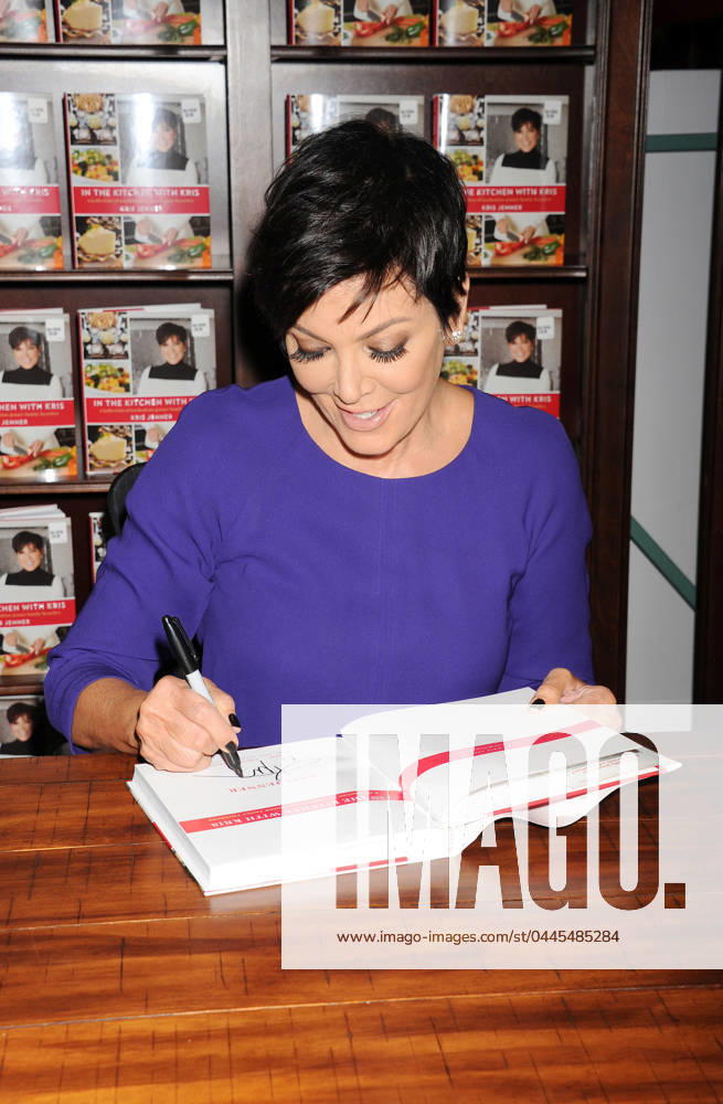 TV personality, Kris Jenner signs copies of her new book In The Kitchen With Kris at Costco in Westlake Village, California 128226, TV personality, Kris Jenner signs copies of her new book In The Kitchen With Kris at Costco in Westlake Village, California. Westlake Village, California - Saturday October 25, 2014., Credit:Joe Sutter, PacificCoastNews Avalon USA, Los Angeles
