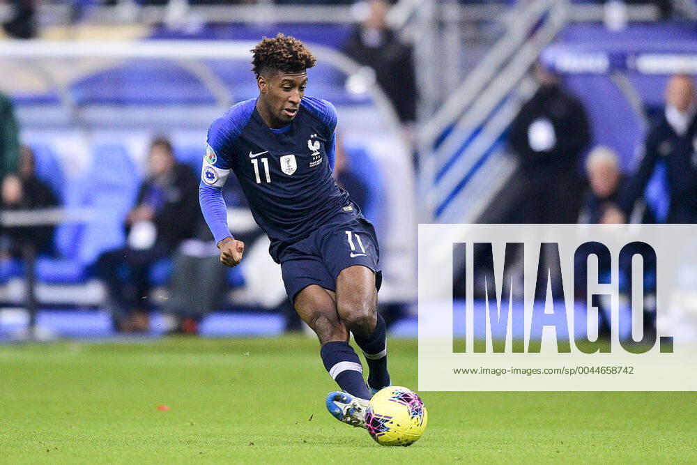 Kingsley Coman (Fra) FOOTBALL : France vs Moldavie - Qualifications Euro 2020 - Paris - 14 11 2019 JBAutissier Panoramic