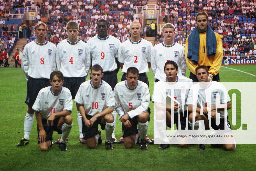 England U21, U 21 team group, Mannschaftsbild, Totale England U21 V Luxembourg U21 03 September 1999