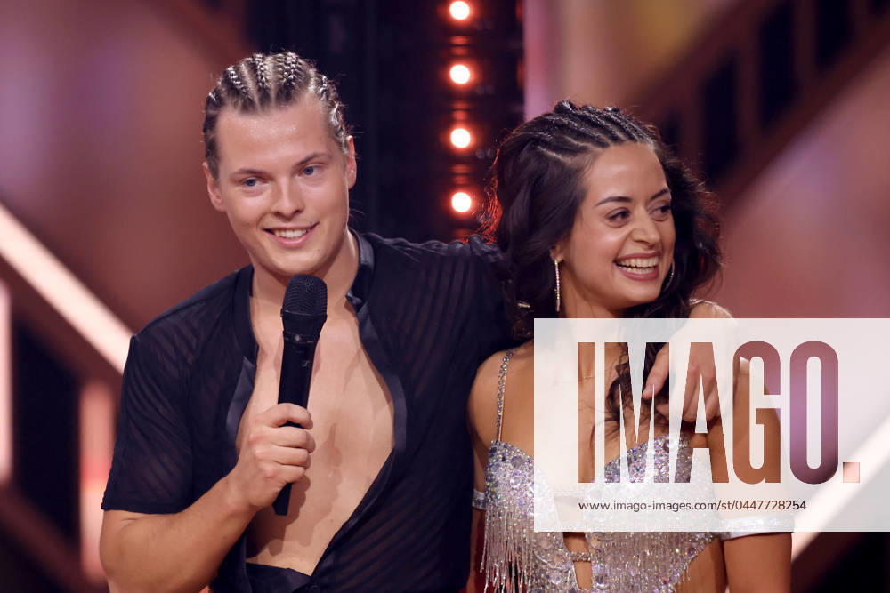 Singer Gabriel Kelly and dancer Malika Dzumaev in the seventh live show of the 17th season of the RTL dance show Let s Dance at the MMC Coloneum Cologne, 19 04 2024 NRW Germany