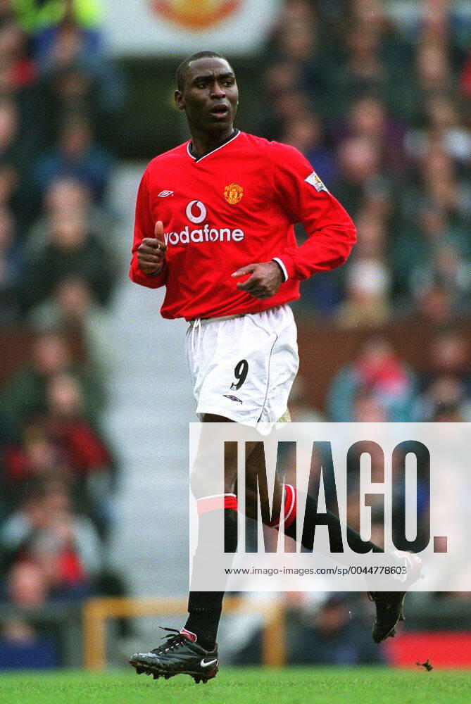 Andy Cole Manchester United, ManU FC Manchester Utd V West Ham Manchester, Old Traford,Manchester 28 January 2001