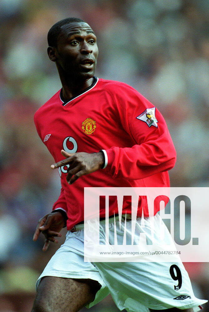 Andy Cole Manchester United, ManU FC Manchester Utd V Fulham Manchester, Old Trafford, Manchester 19 August 2001