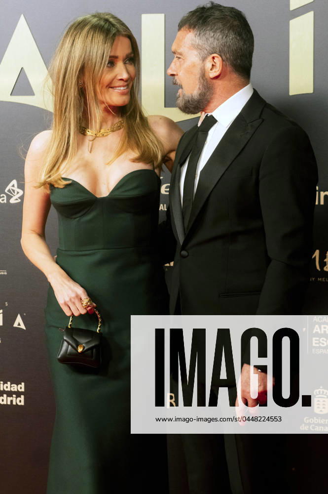 Antonio Banderas with his partner Nicole Kimpel at the 2nd Premios Talia 2023 award ceremony at the Teatro Espanol Madrid, 22 04 2024 Foto:Fotografosx xFuturexImagex talia_awards_4516