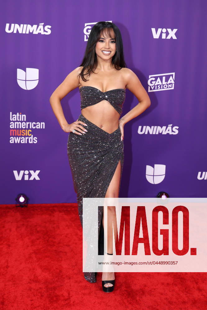 US Becky G poses in the red carpet of the Latin American Music Awards at MGM Grand Garden Arena in Las Vegas, Nevada, USA, 25 April 2024. Latin American Music Awards red carpet !ACHTUNG: NUR REDAKTIONELLE NUTZUNG!
