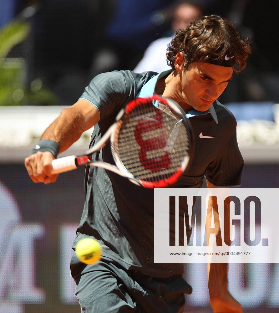 Roger Federer (Schweiz) - Tennis Herren Mutua Madrilena Madrid Open 2009, Masters Series, ATP Tour, Vdig Einzelbild Madrid