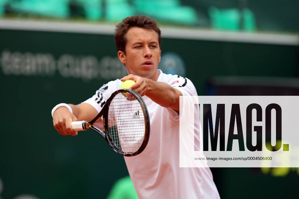 Philipp Kohlschreiber (Deutschland) - Aufschlag Tennis WM Herren ARAG World Team Cup 2009, Mannschaftsweltmeisterschaft, Mannschafts WM, WTC ATP Tour Einzelbild Düsseldorf