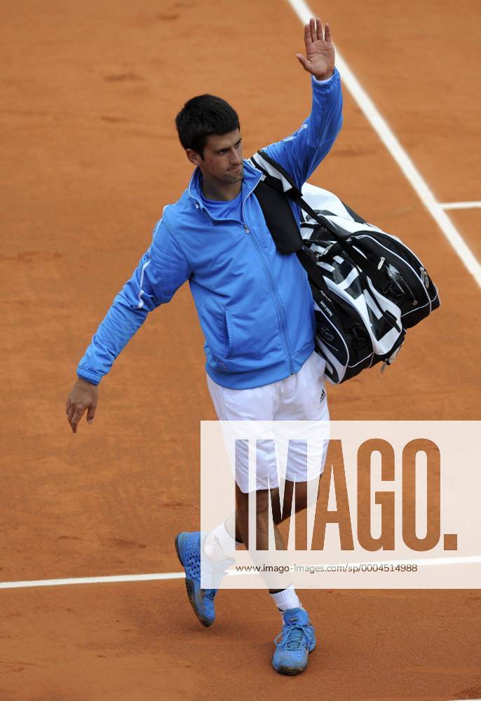 Novak Djokovic (Serbien) - Schlußjubel Tennis Herren French Open 2009, Grand Slam, ATP Tour Einzelbild Roland Garros Paris Freude,