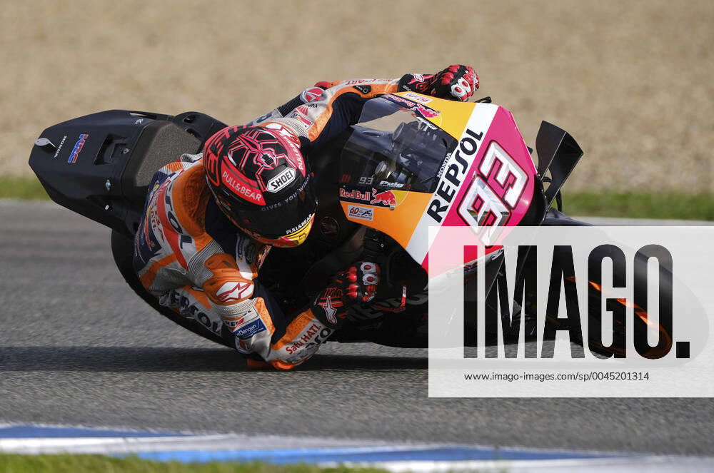 Entrenamientos de MotoGP en el circuito de Jerez. En la imagen, Marc Marquez. MotoGP test day at Jerez circuit. In this picture, Marc Marquez.