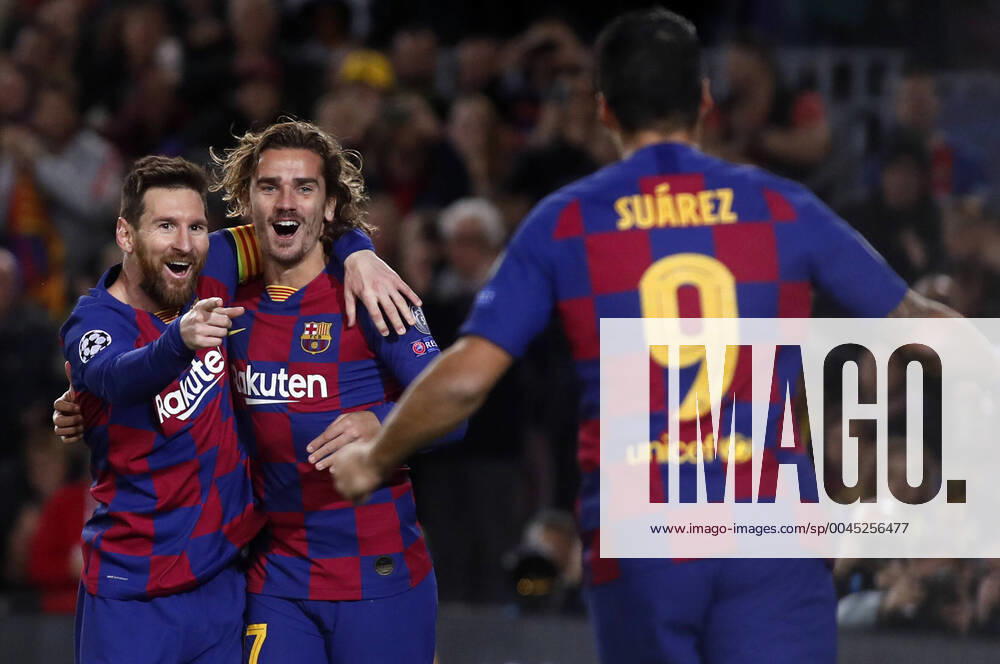 Bilder des Jahres 2019, Sport 11 November Partido de grupos de la Champions League disputado entre el Barcelona y el Borussia Dortmund. En la imagen, Messi celebra su gol. Champions League group stage match played between Barcelona and Borussia Dortmund. In this picture, Messi celebrates his goal.
