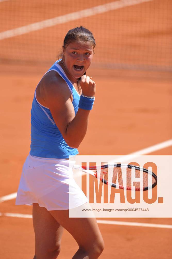 Dinara Safina (Rußland) jubelt - Tennis Damen French Open 2009, Grand Slam, WTA Tour, Vdig Einzelbild Roland Garros Paris Freude,