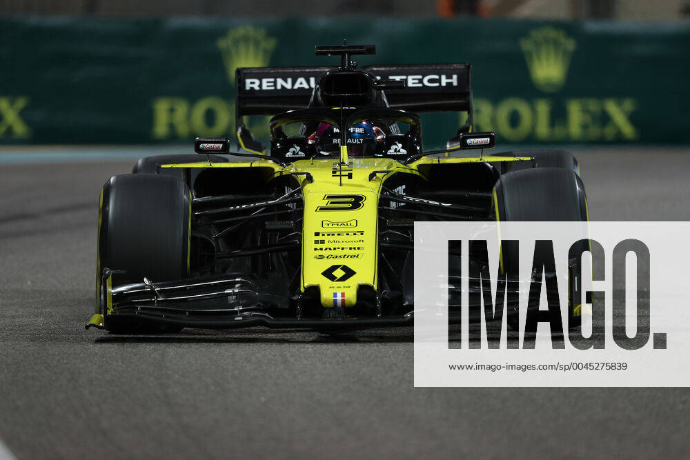 Daniel Riccardo, Renault F1 Team, formula 1 GP, Abu Dhabi, Yas Marina Circuit, UAE, 29 11 2019 Photo mspb Jean Petin Daniel Riccardo, formula 1 GP, Abu Dhabi, Yas Marina Circuit,