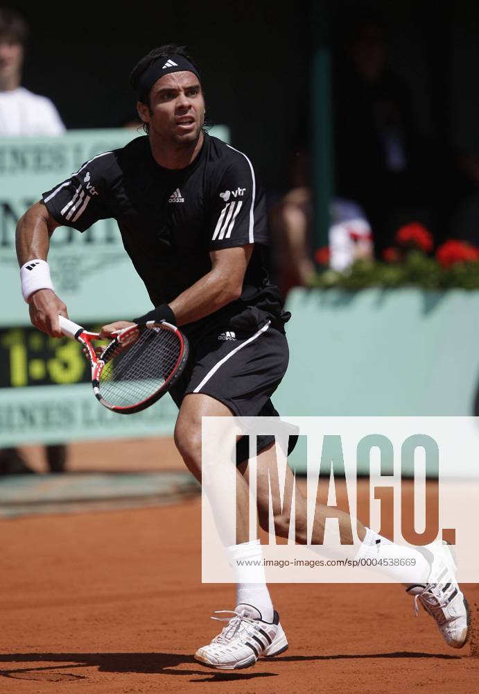 Fernando Gonzalez (Chile) Tennis Herren French Open 2009, Grand Slam, ATP Tour Einzelbild Roland Garros Paris