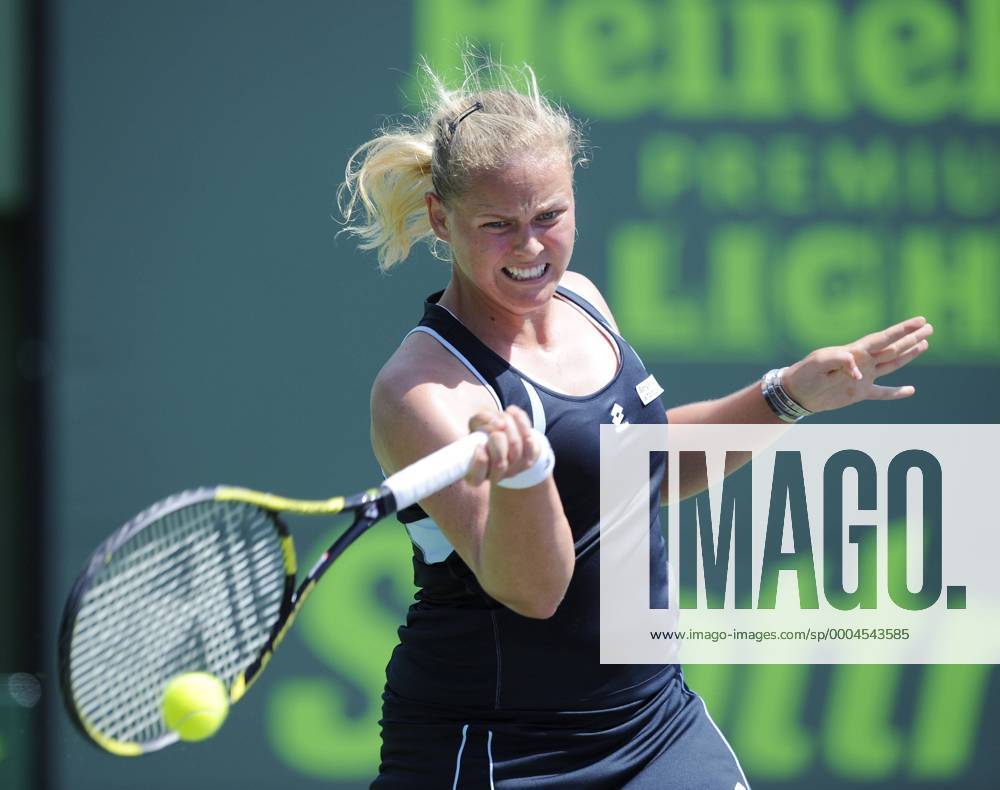Anna Lena Grönefeld (Deutschland) Tennis Damen Sony Ericsson Open 2009, WTA Tour Einzelbild Key Biscayne Miami Dynamik,