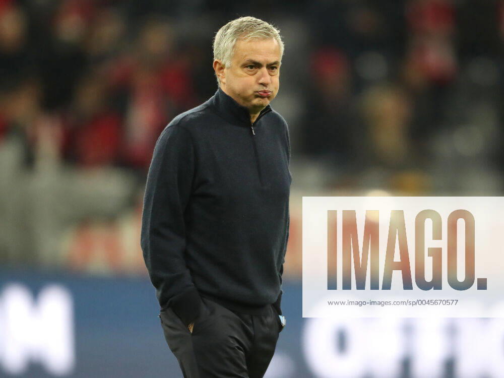 Bayern Munich v Tottenham Hotspur UEFA Champions League Jose Mourinho of Tottenham Hotspur during the UEFA Champions League match at Allianz Arena, Munich Content Not Available For UK Newspapers