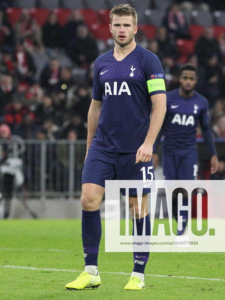 Bayern Munich v Tottenham Hotspur UEFA Champions League Eric Dier of Tottenham Hotspur during the UEFA Champions League match at Allianz Arena, Munich Content Not Available For UK Newspapers