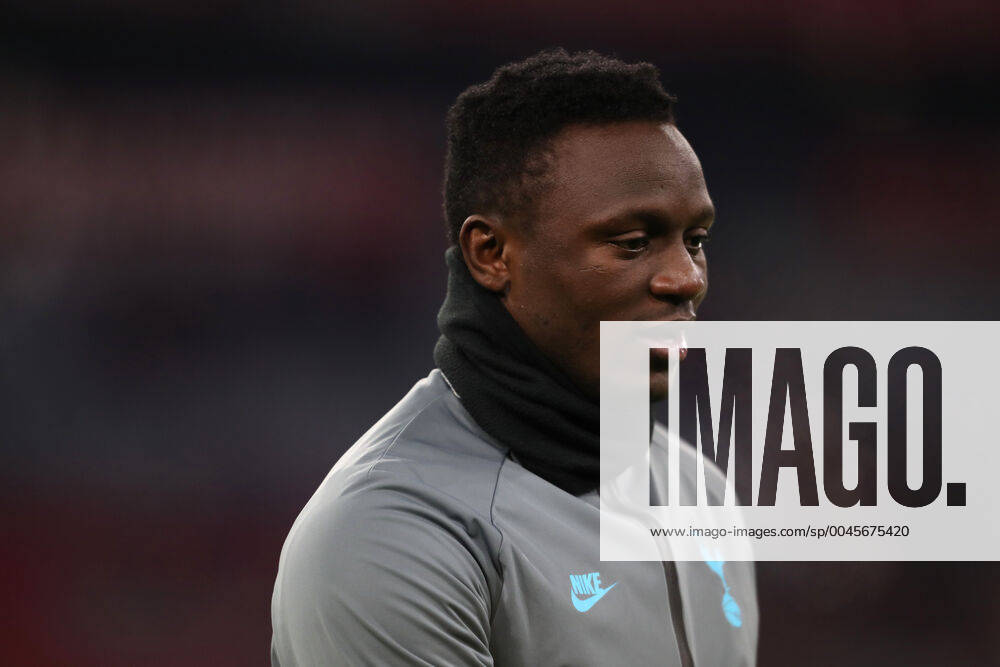 Bayern Munich v Tottenham Hotspur UEFA Champions League Victor Wanyama of Tottenham Hotspur before the start of the UEFA Champions League match at Allianz Arena, Munich Content Not Available For UK Newspapers