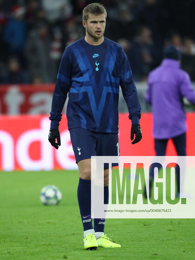 Bayern Munich v Tottenham Hotspur UEFA Champions League Eric Dier of Tottenham Hotspur before the start of the UEFA Champions League match at Allianz Arena, Munich Content Not Available For UK Newspapers