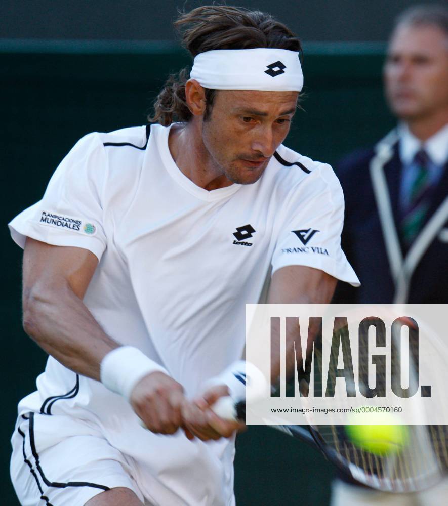 Juan Carlos Ferrero (Spanien) - Tennis Herren All England Championships 2009, Grand Slam, ATP Tour Einzelbild Wimbledon London Dynamik,